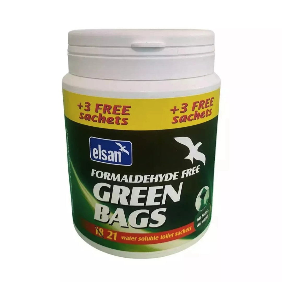 Elsan Green Bags x18 +3Free