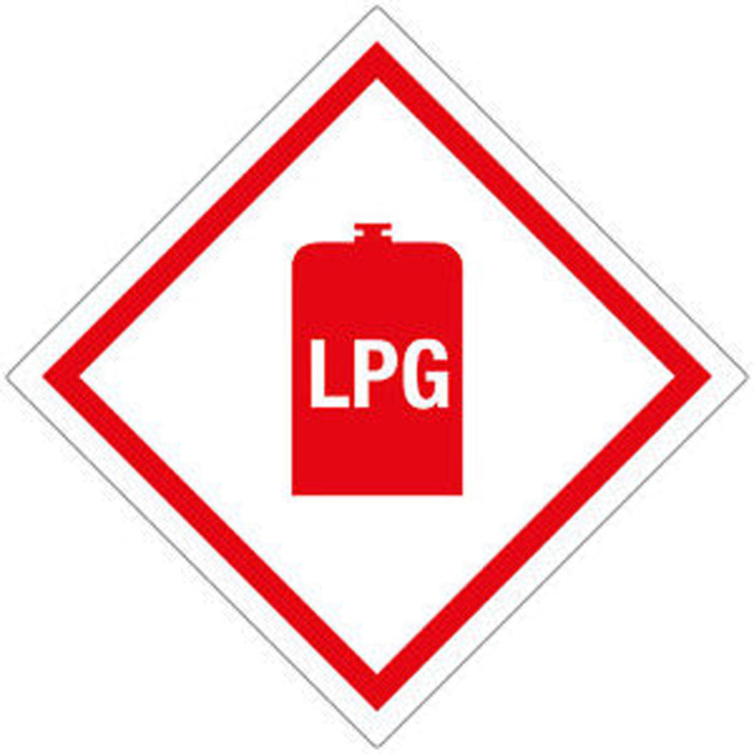 LPG Diamond Sticker