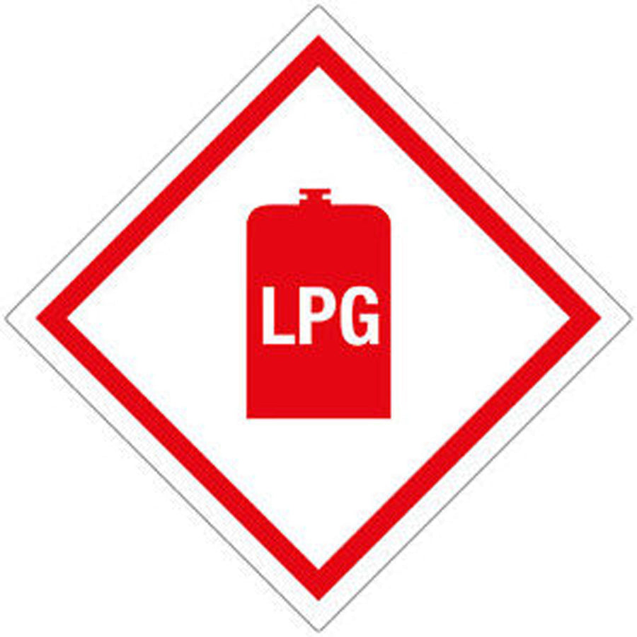 LPG Diamond Sticker